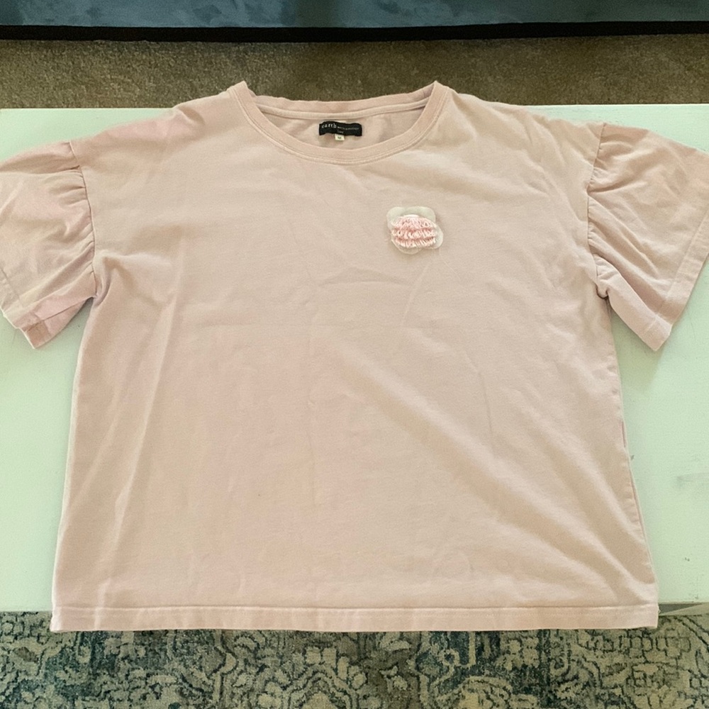 Pink Crop Shirt